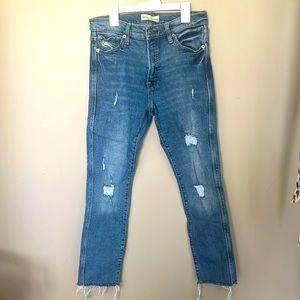 Gap jeans. High rise, slim straight size 30